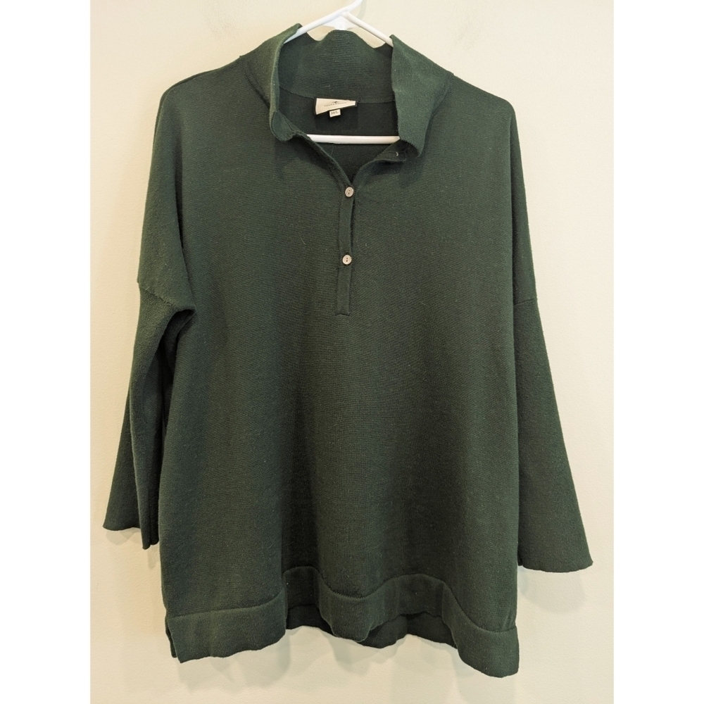 Tuckernuck Clayton Tencel Linen Knit Polo Size M/L